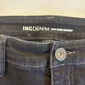 Inc Denim Mid Rise Skinny Jeans size 6/28